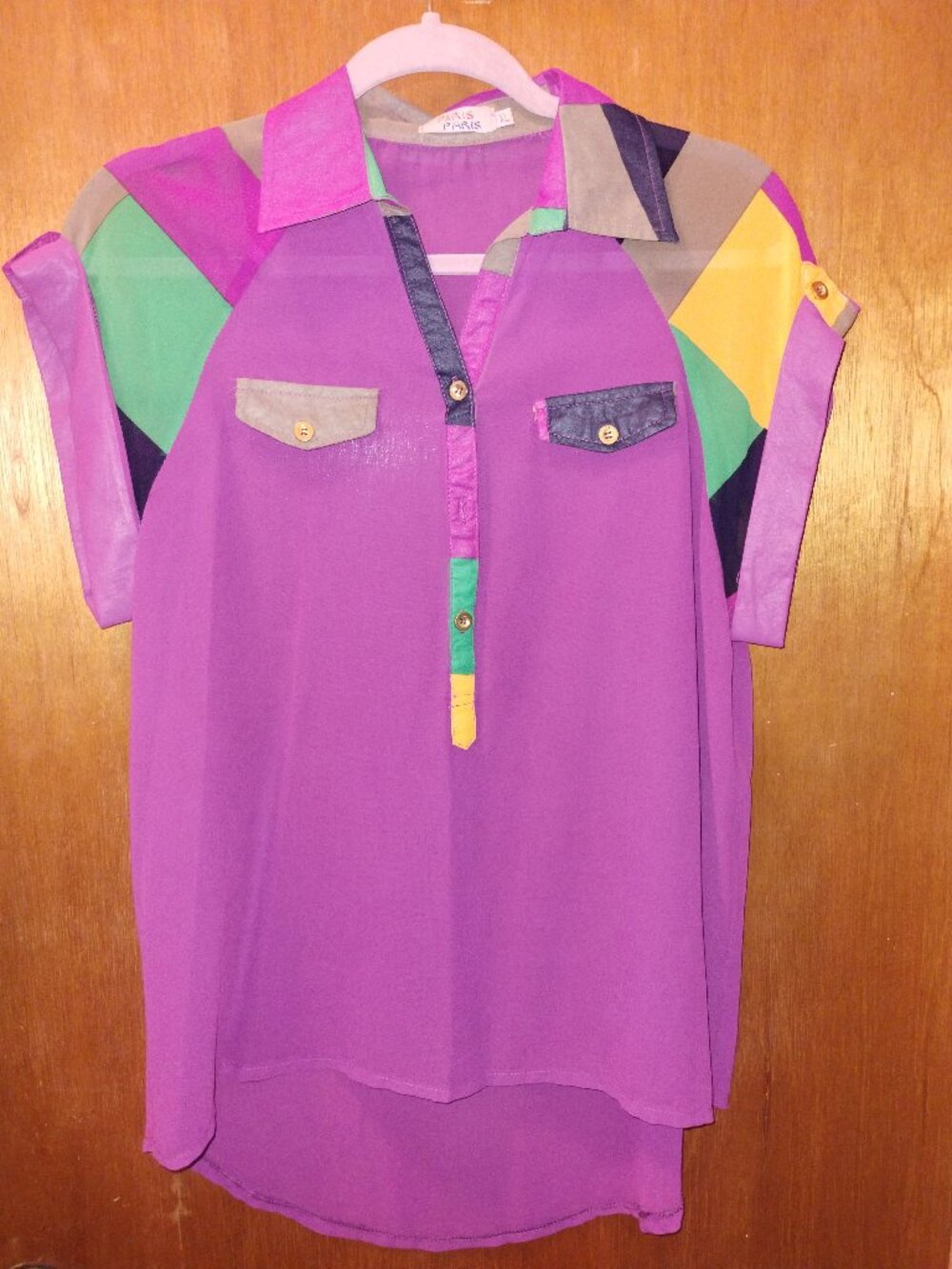 Purple Paris Vintage Blouse